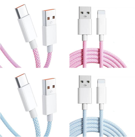 iPhone Charger Cable,USB Type C Cable,Fast Charging & Syncing  USB A Charger Cable Very Compatible