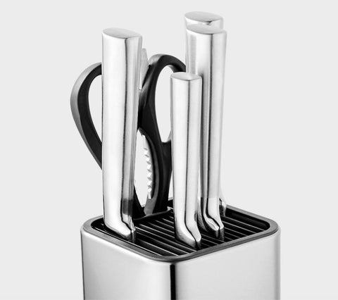 Universal Knife Block Multi-Function Stainless Steel Knife Holder