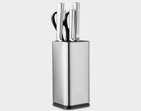 Universal Knife Block Multi-Function Stainless Steel Knife Holder